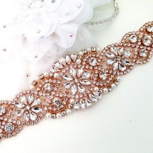 Rose Gold Wedding Belt ✨